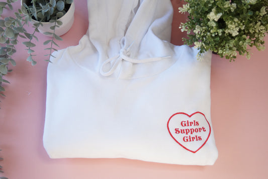 Girls Support Girls Hoodie Whoopsie Daisy