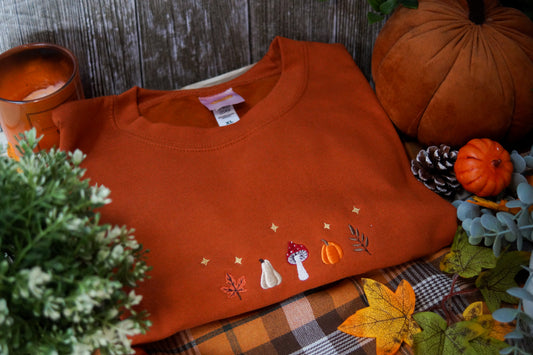 Autumnal Nature Icons Jumper