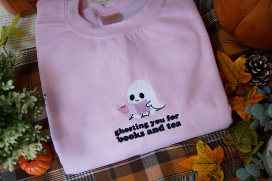 Ghosting You For Books and Tea (Coffee) Jumper