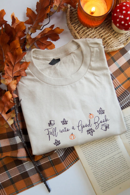 Fall into a Good Book T-Shirt