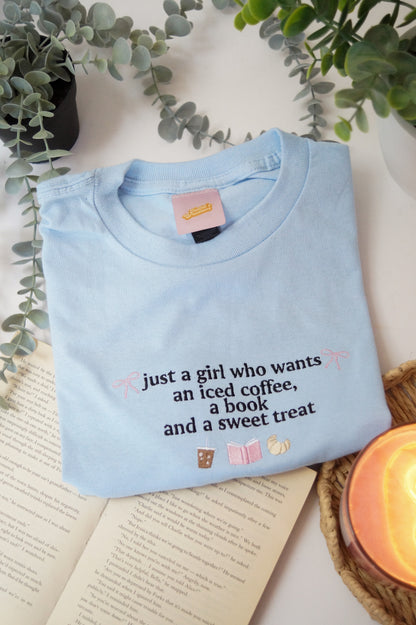 Just A Girl Who Wants a Iced Coffee T-Shirt