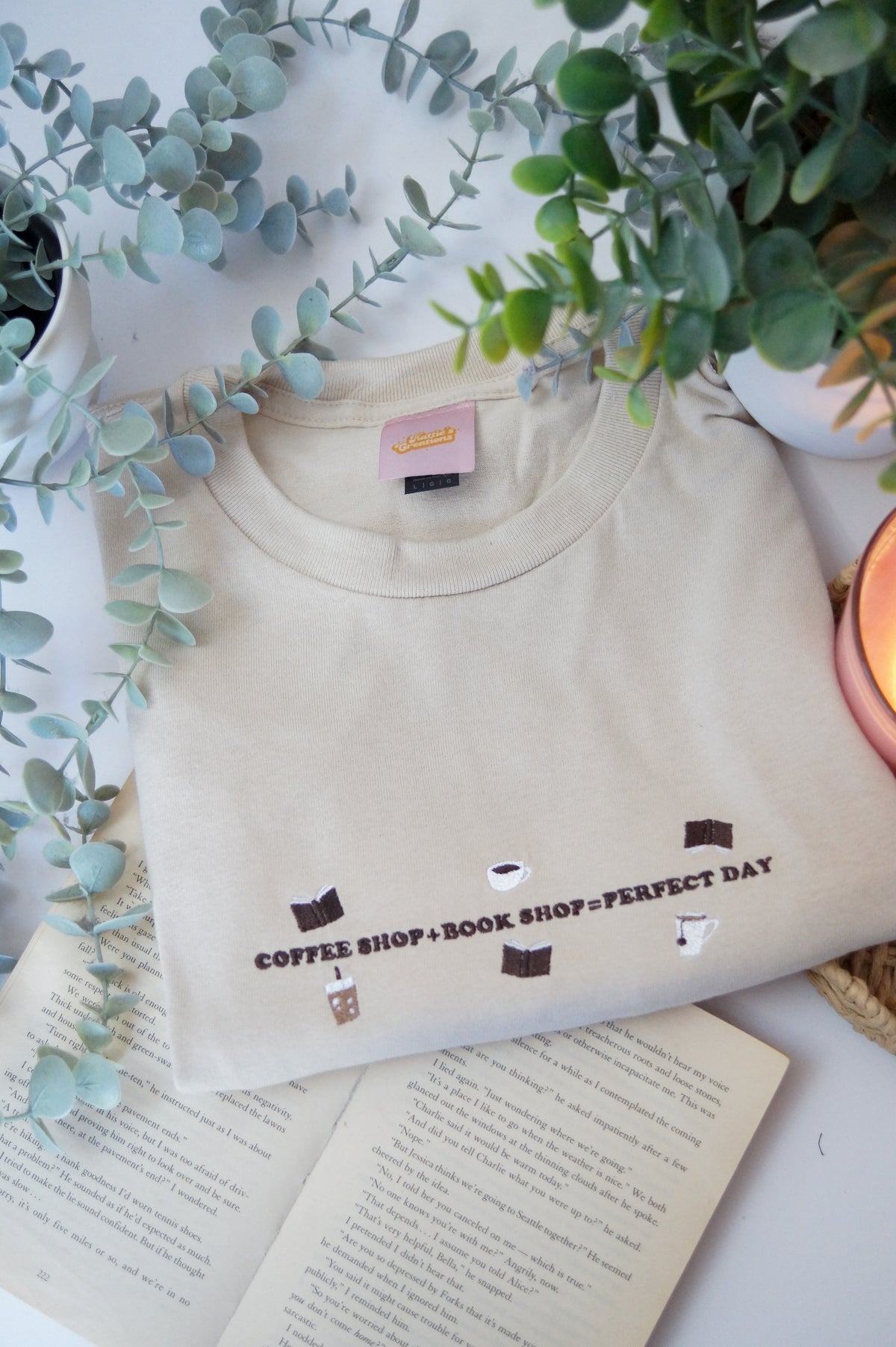 Coffee Shop + Book Shop = Perfect Day T-Shirt