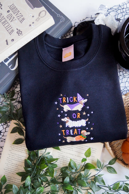 Trick or Treat Sausage Dogs Jumper