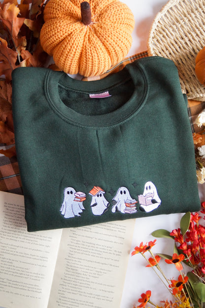 Book Ghosties Crewneck Jumper