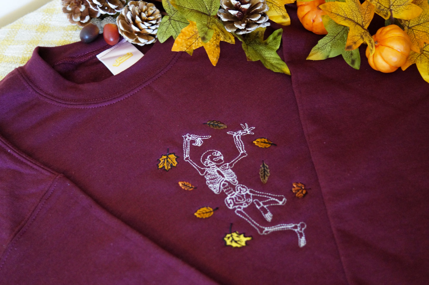 Autumn Skeleton Crewneck Jumper