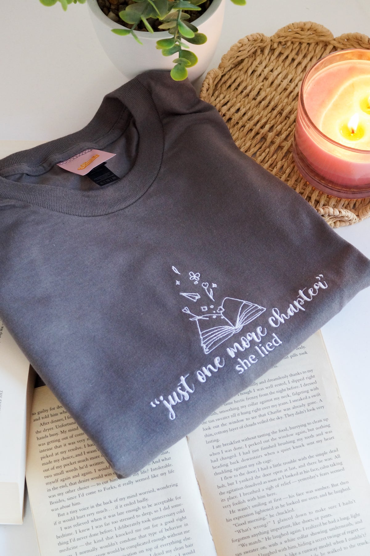 Just One More Chapter T-shirt