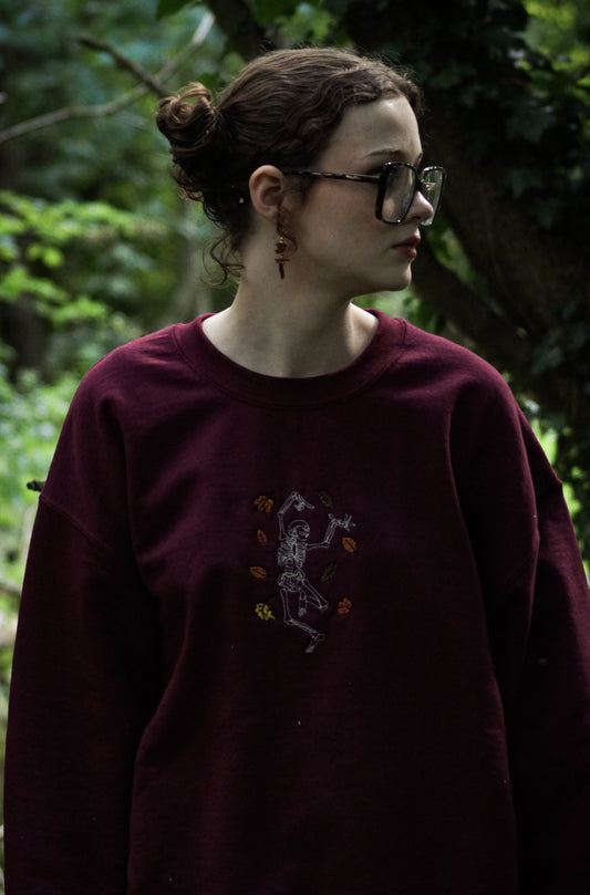 Autumn Skeleton Crewneck Jumper