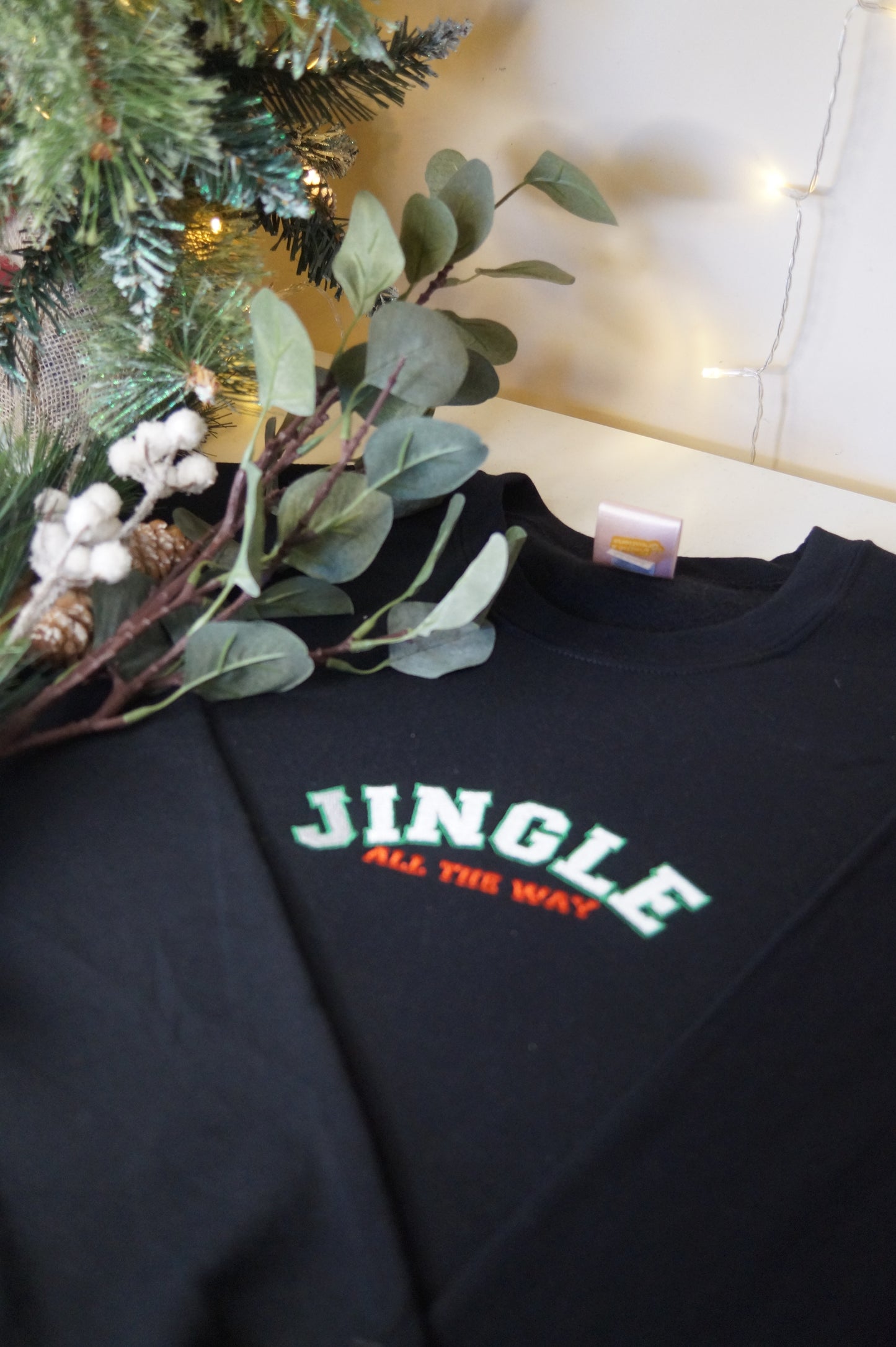 Jingle all the Way Embroidered Christmas Jumper