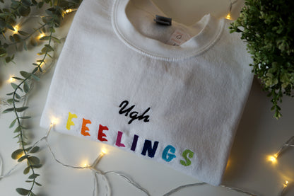 Ugh Feelings Whoopsie Daisy Crewneck