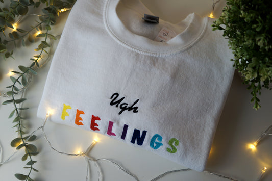 Ugh Feelings Whoopsie Daisy Crewneck