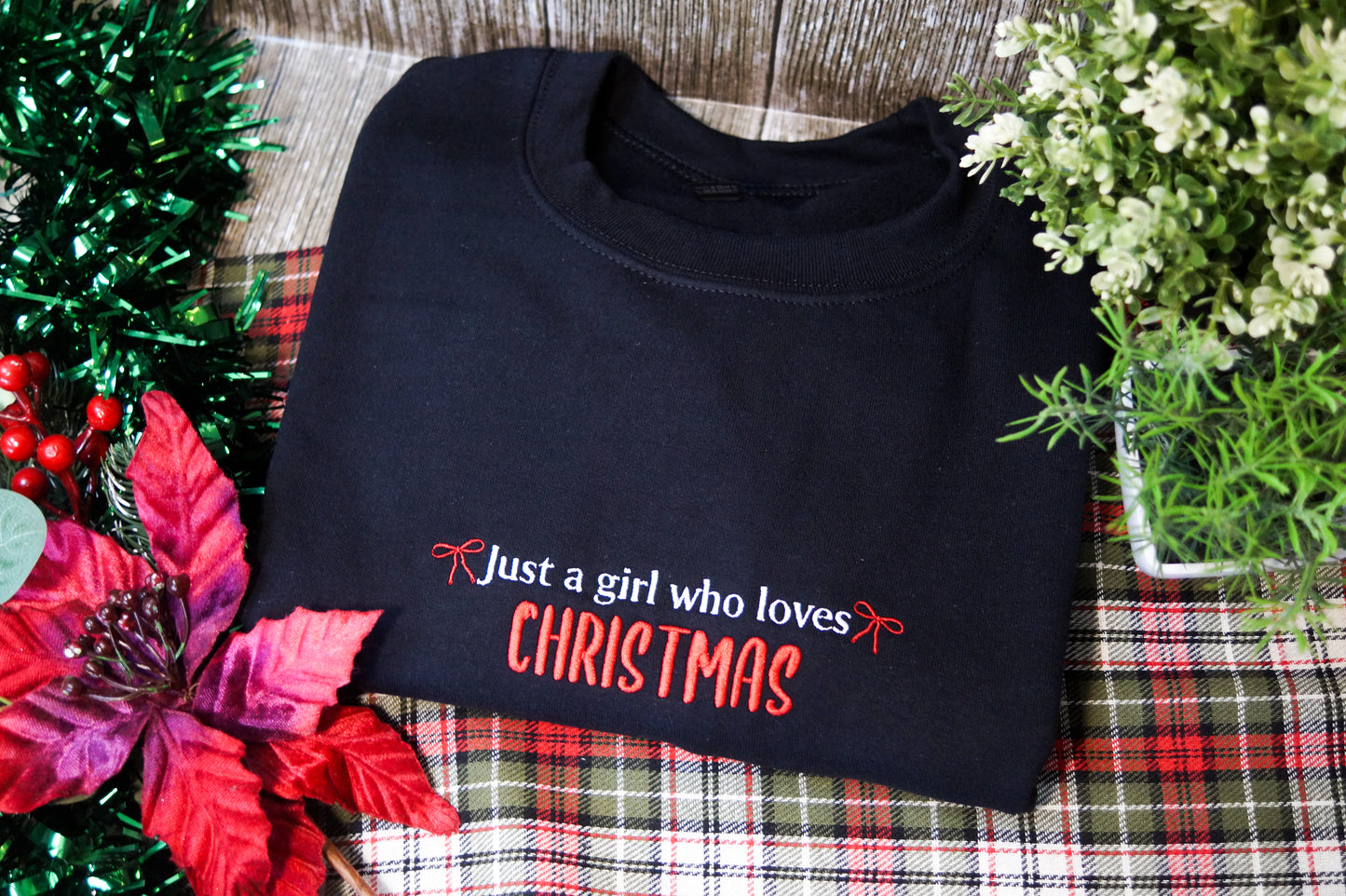 Just A Girl Who Loves Christmas Jumper