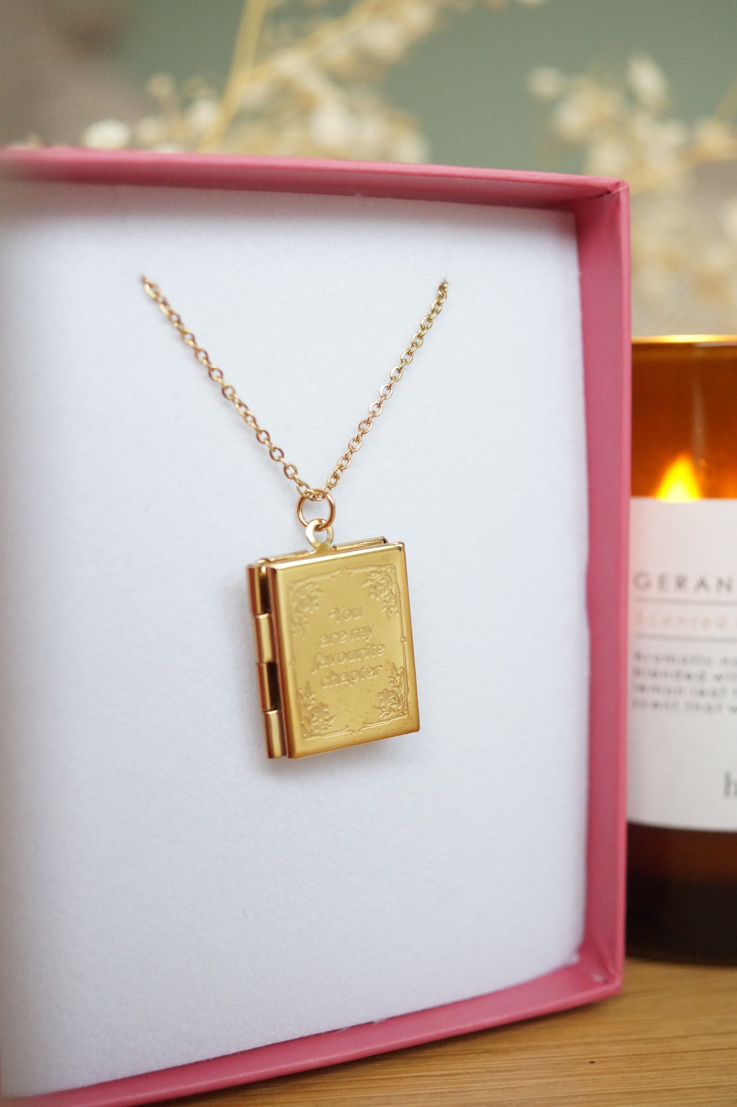 You're My Favourite Chapter Locket Necklace
