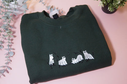 Ghost Cats Crewneck Whoopsie Daisy