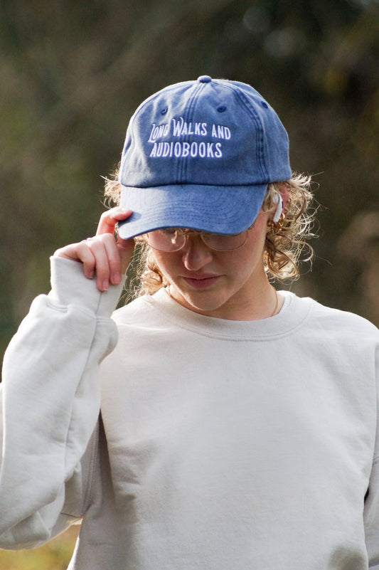 Long Walks and Audiobooks Cap