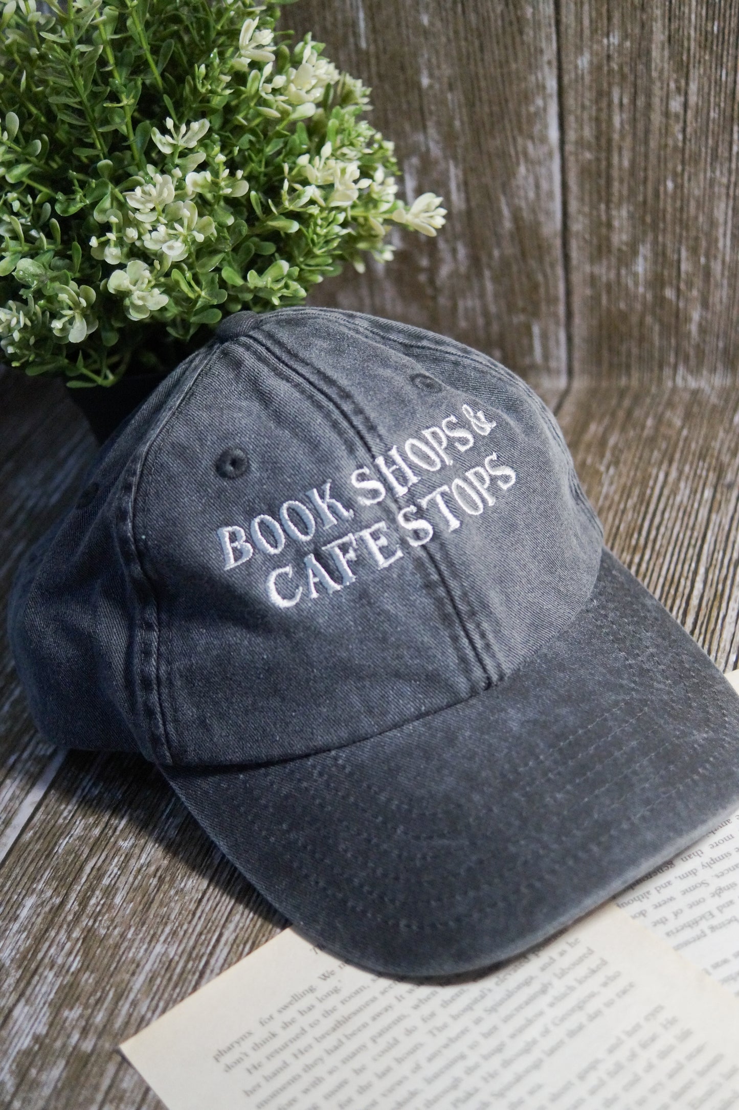 Book Shops and Cafe Stops Cap