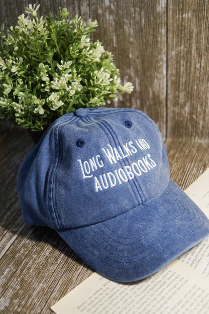 Long Walks and Audiobooks Cap