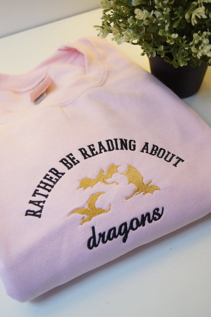 Rather Be Reading About Dragons Jumper