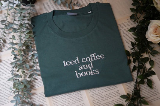 Iced Coffee and Books Boxy T-Shirt