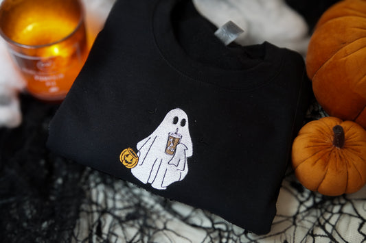 Iced Coffee Ghostie Crewneck Jumper