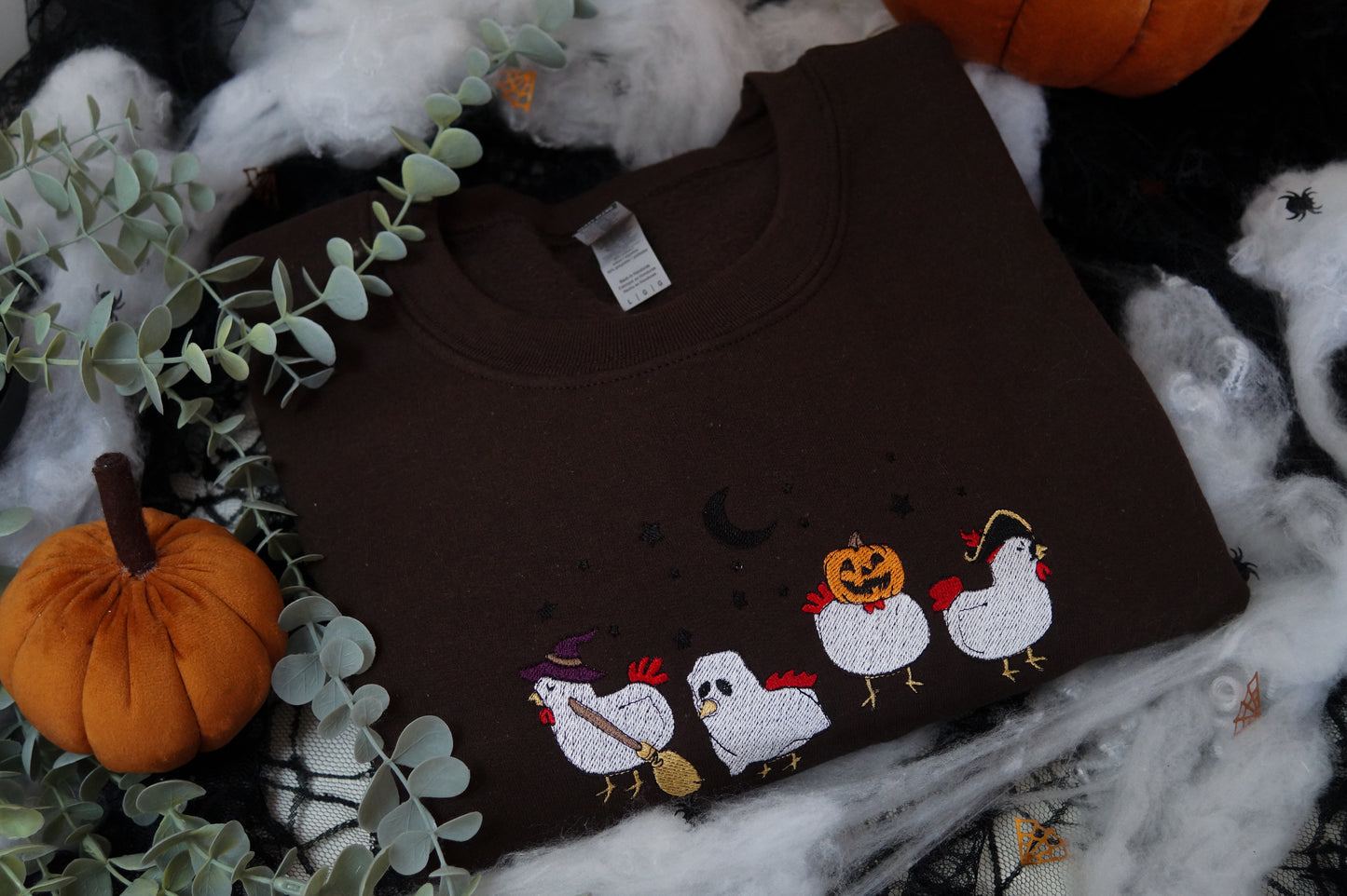 Halloween Chickens Crewneck Jumper