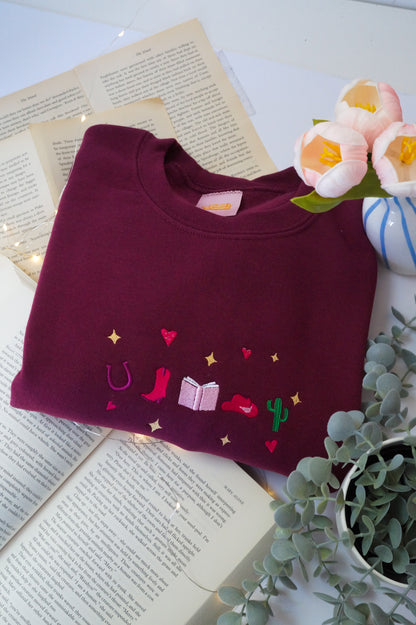 Cowboy Romance Icons Jumper