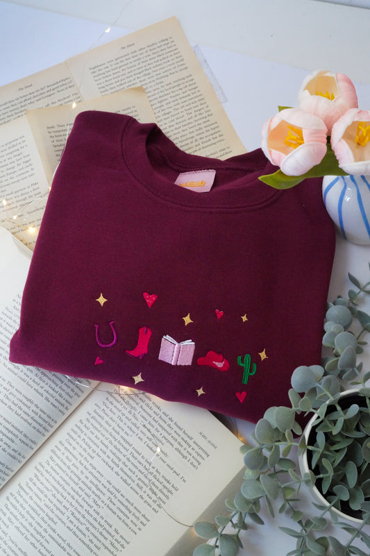 Cowboy Romance Icons Jumper