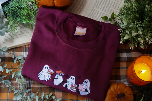 Book Ghosties Crewneck Jumper