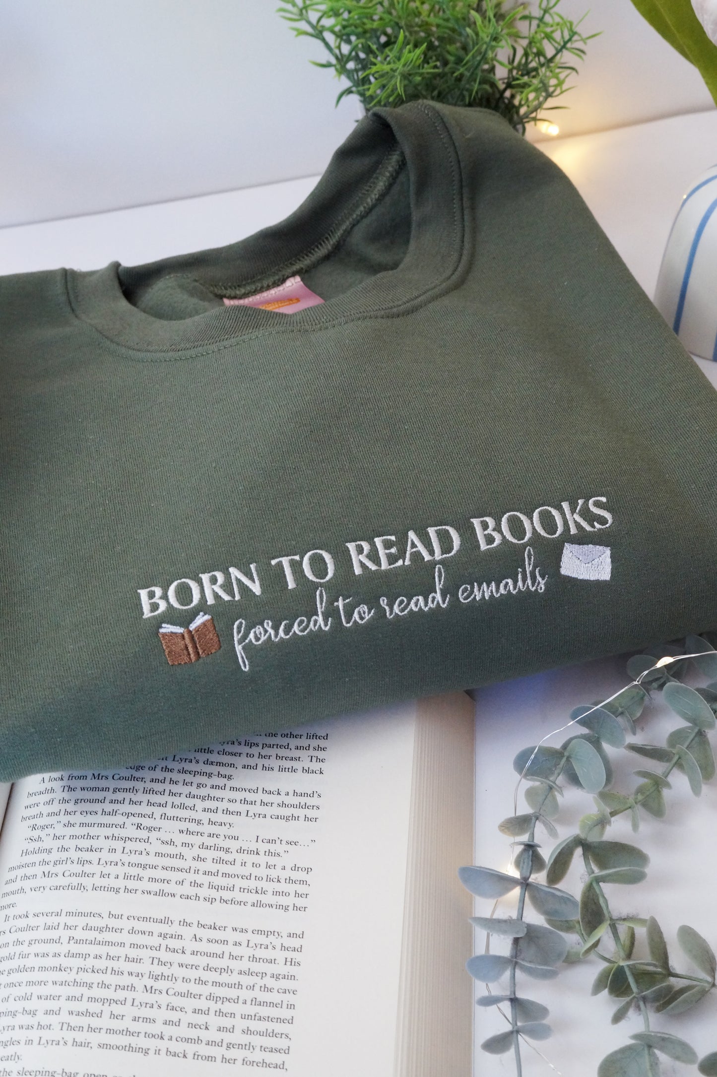 Born to Read Books, Forced to Read Emails Jumper