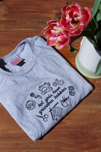 Hot Girls Have Grandma Hobbies T-Shirt