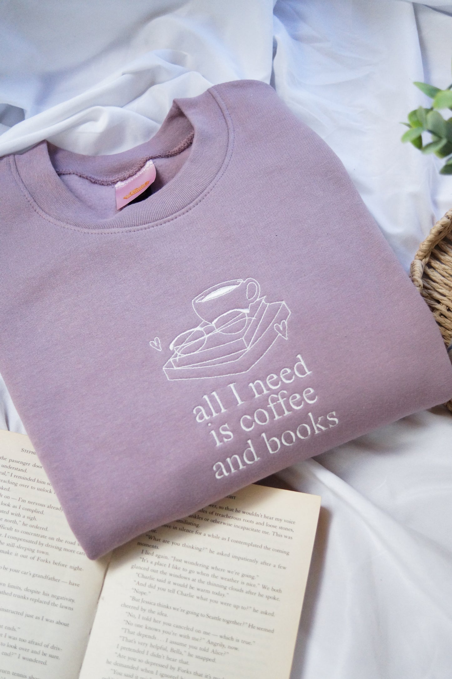 All I Need is Coffee and Books Jumper