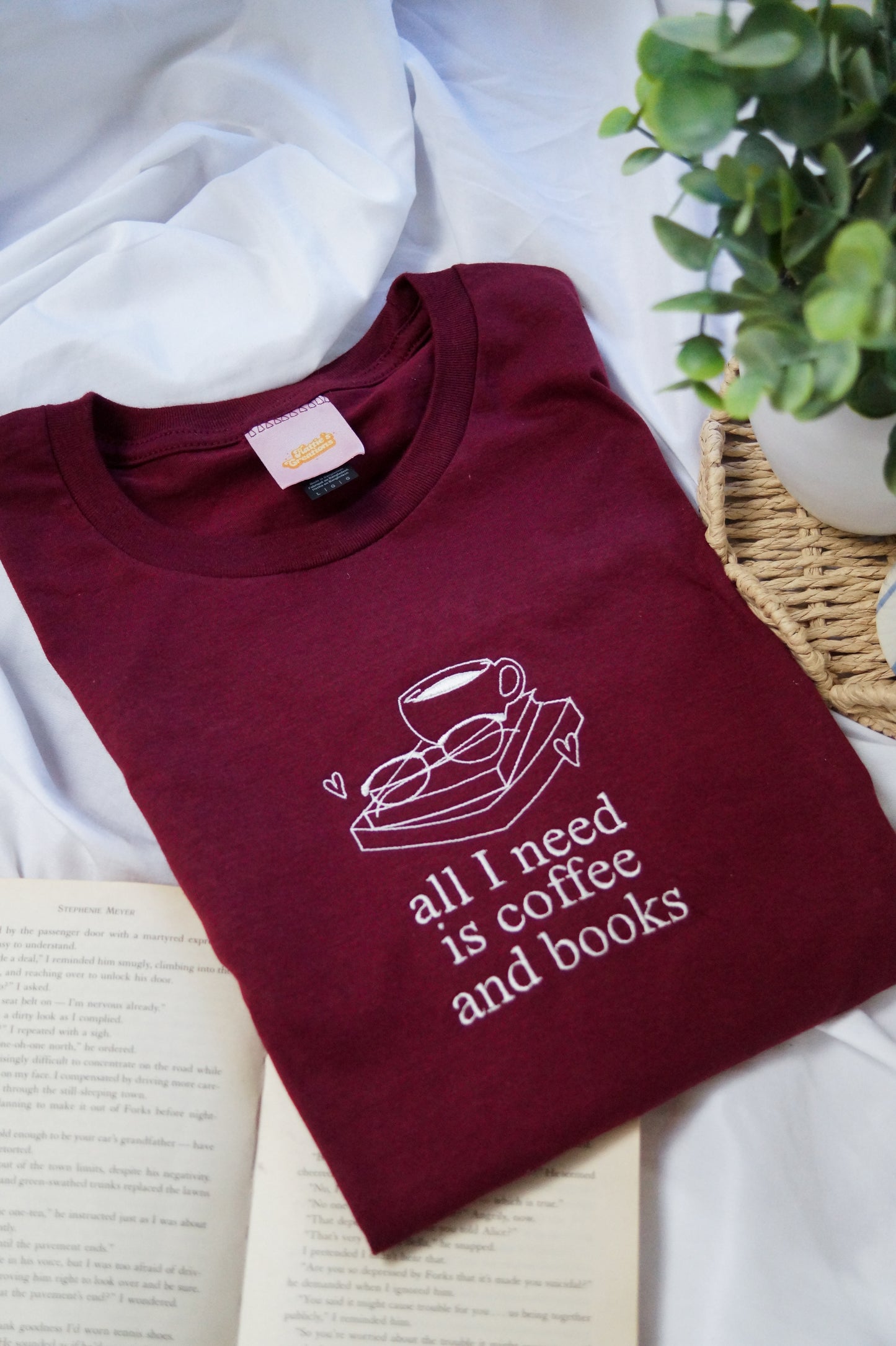 All I Need Is Coffee and Books T-Shirt