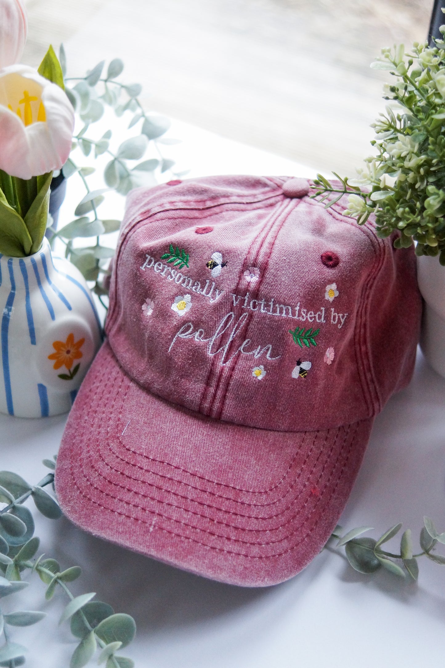 Personally Victimised By Pollen Baseball Cap
