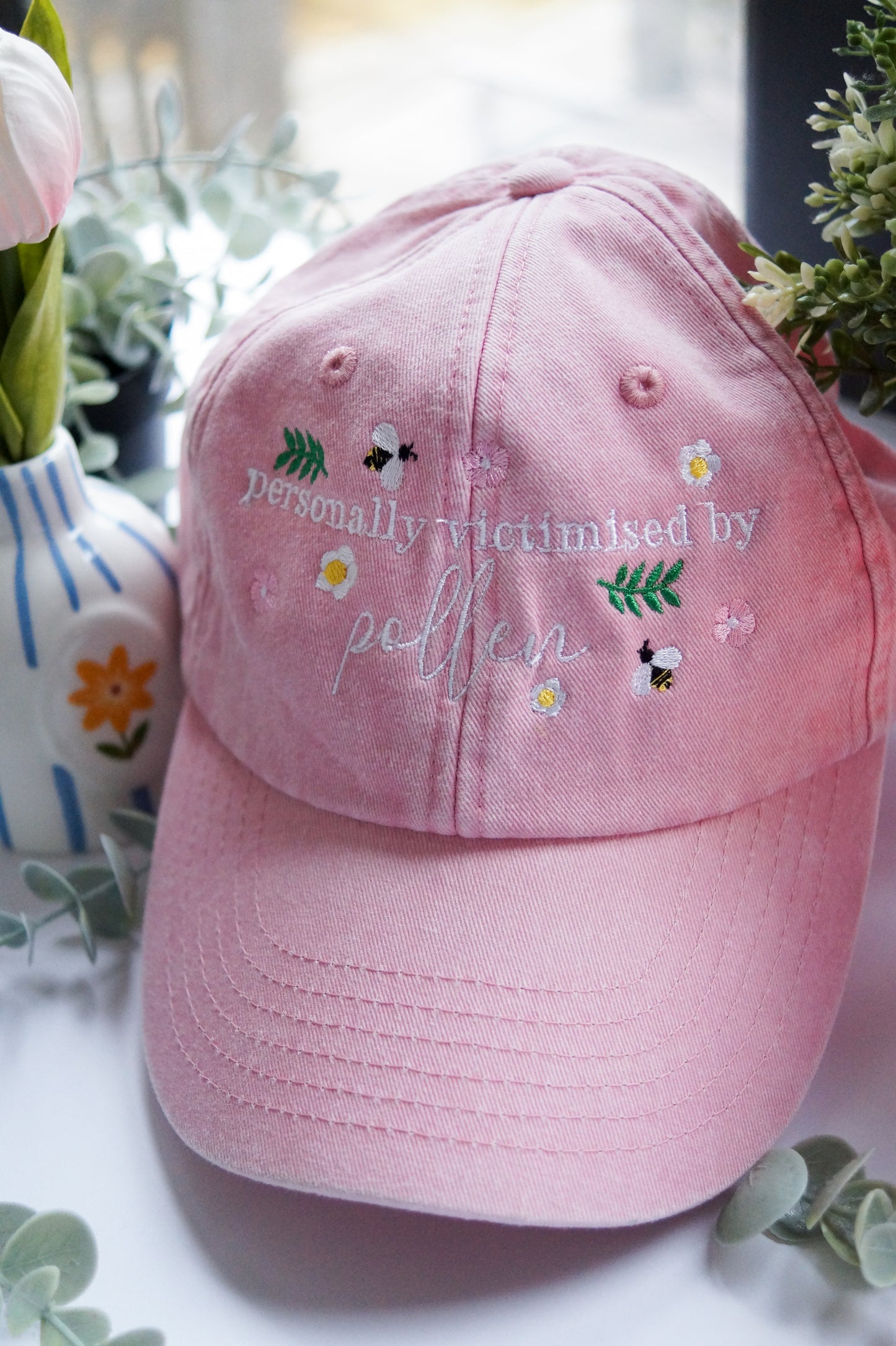 Personally Victimised By Pollen Baseball Cap