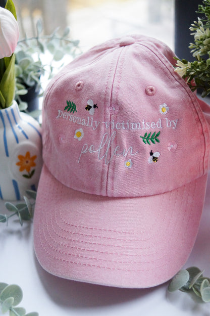 Personally Victimised By Pollen Baseball Cap