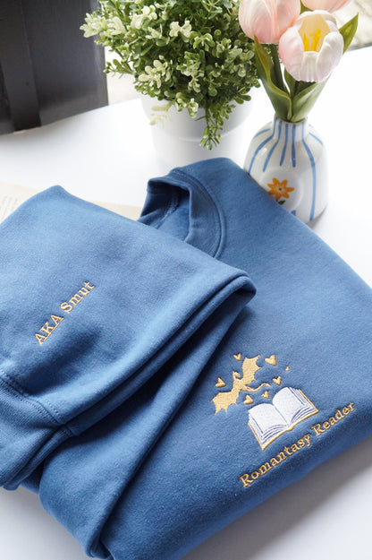 Romantasy Reader (AKA Smut) Crewneck Jumper