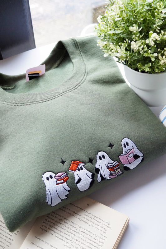 Book Ghosties Crewneck Jumper