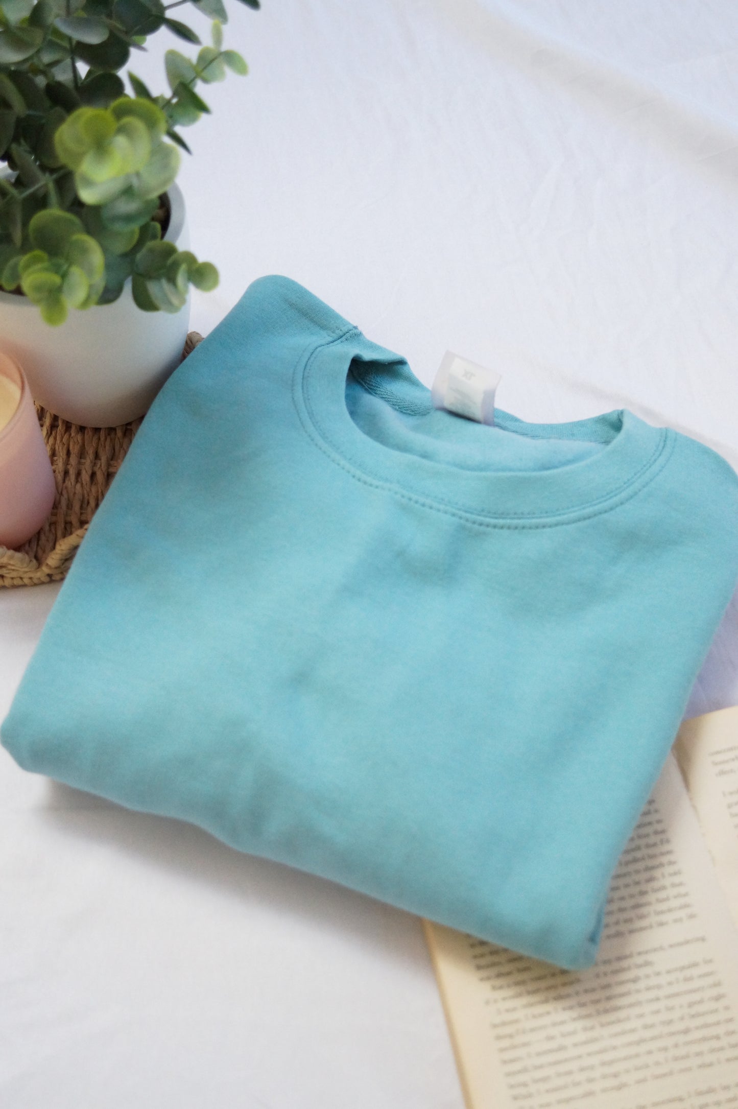 Blank Sea Foam Crewneck Whoopsie Daisy