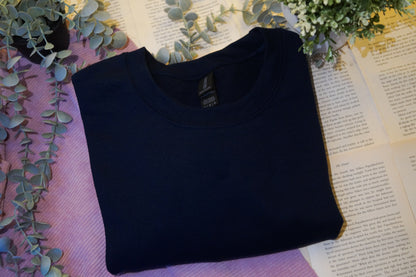 Blank Navy Crewneck- Whoopsie Daisy