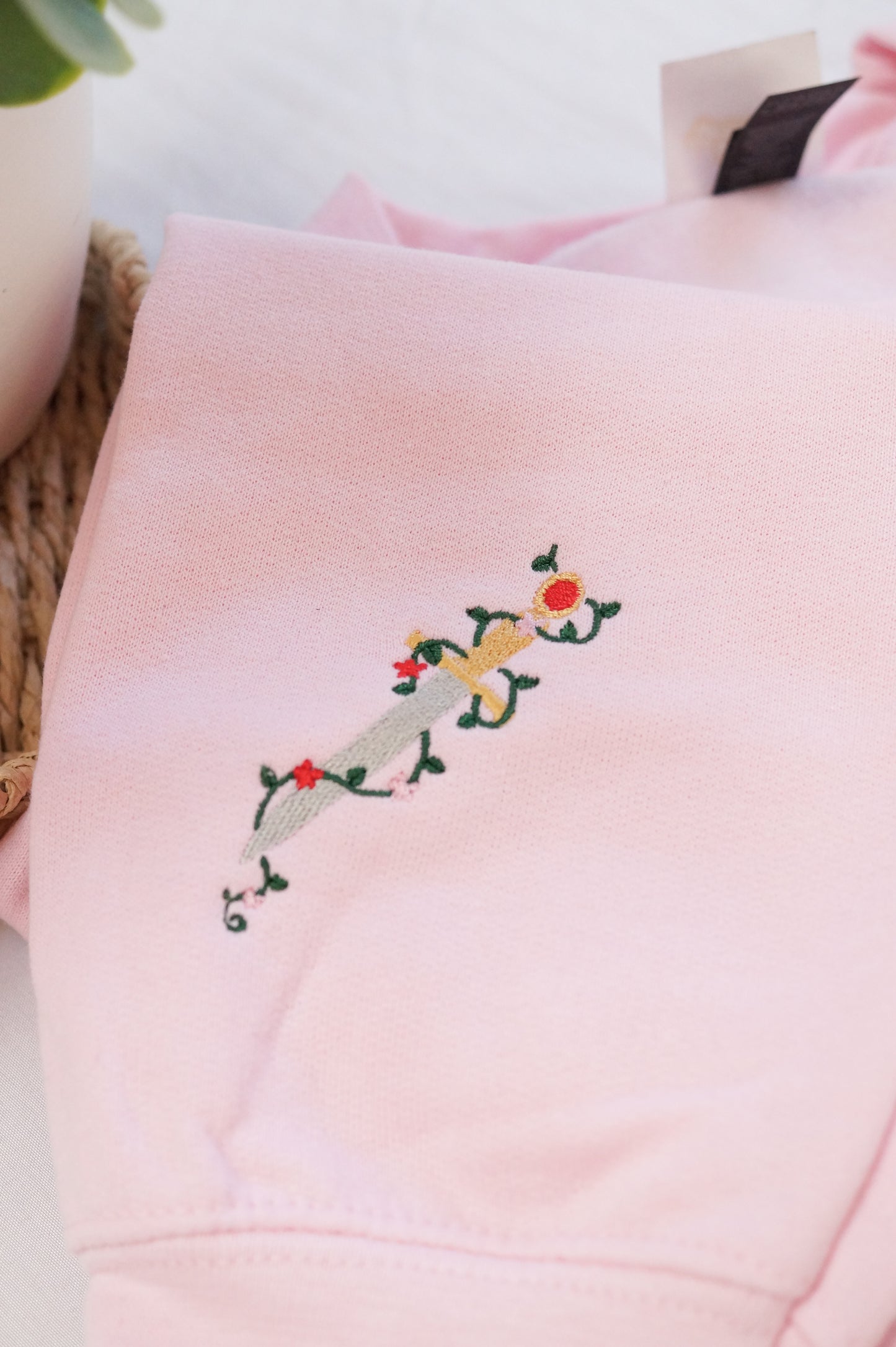 Rather be Reading About Dragons with Dagger Sleeve Embroidery Whoopsie Daisy