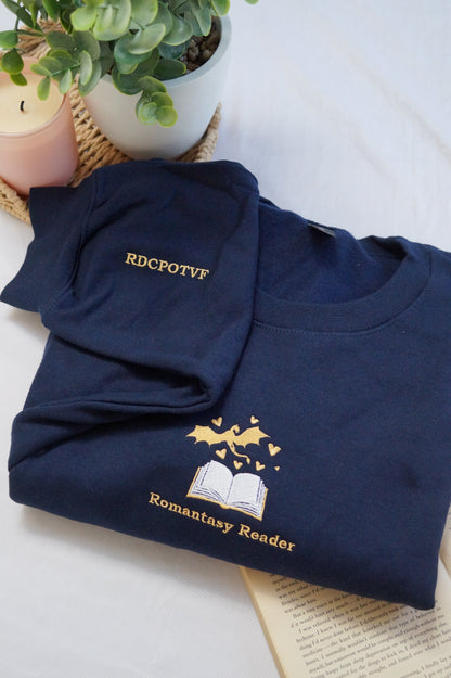 Romantasy Reader Crewneck Whoopsie Daisy