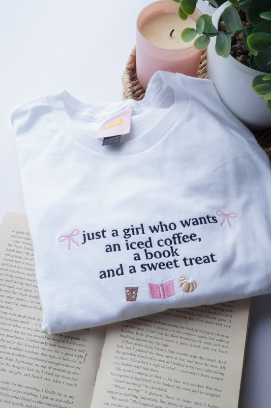Just A Girl Who Wants a Iced Coffee T-Shirt