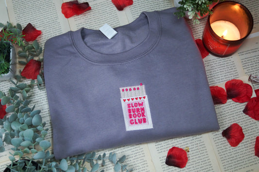 Slow Burn Book Club Crewneck