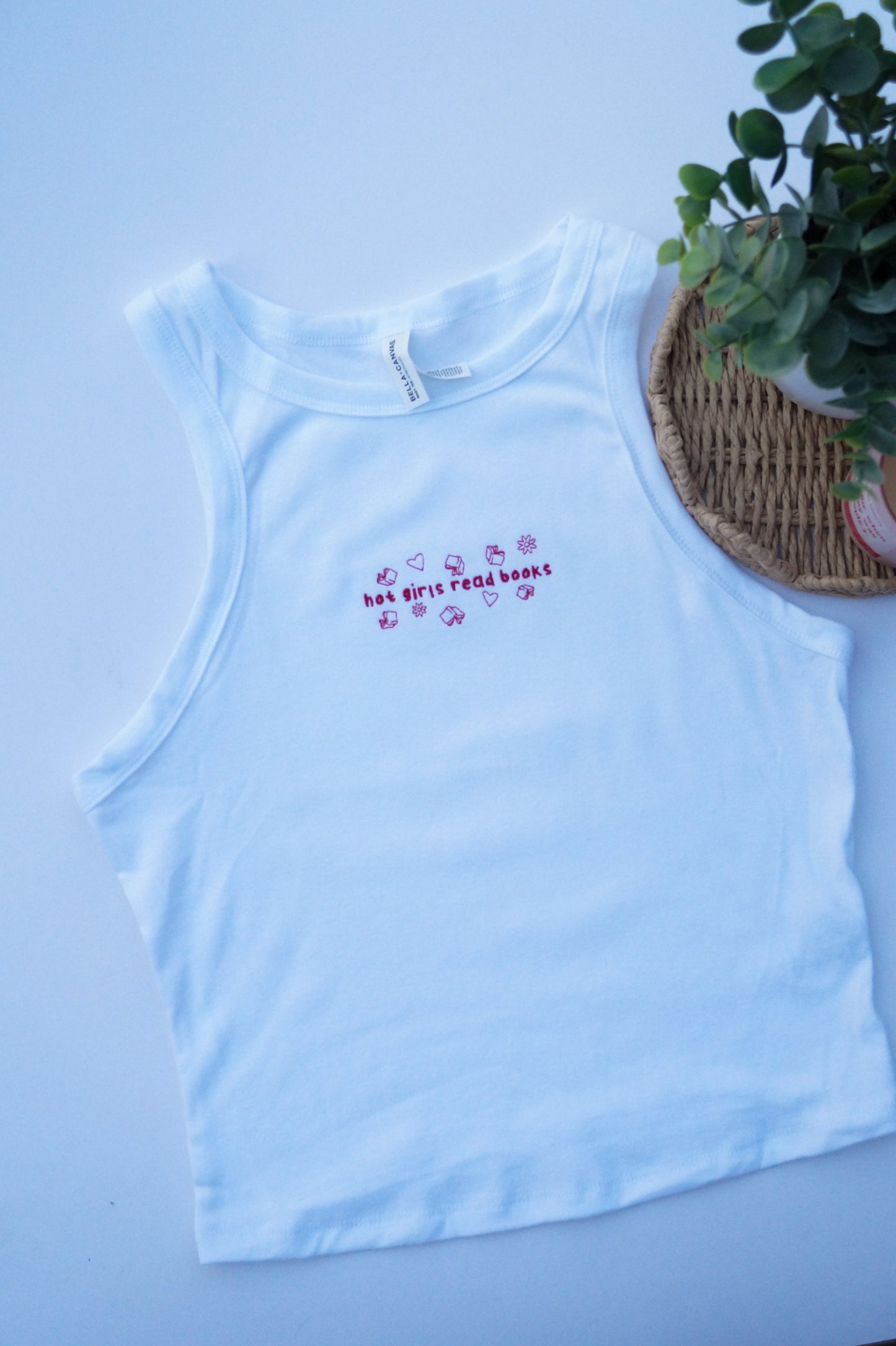 Hot Girls Read Books Tank Top