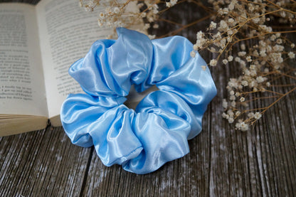 Extra Large Baby Blue Scrunchie