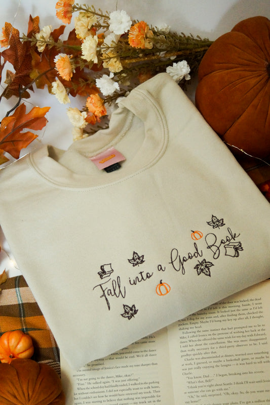 Fall Into A Good Book Jumper
