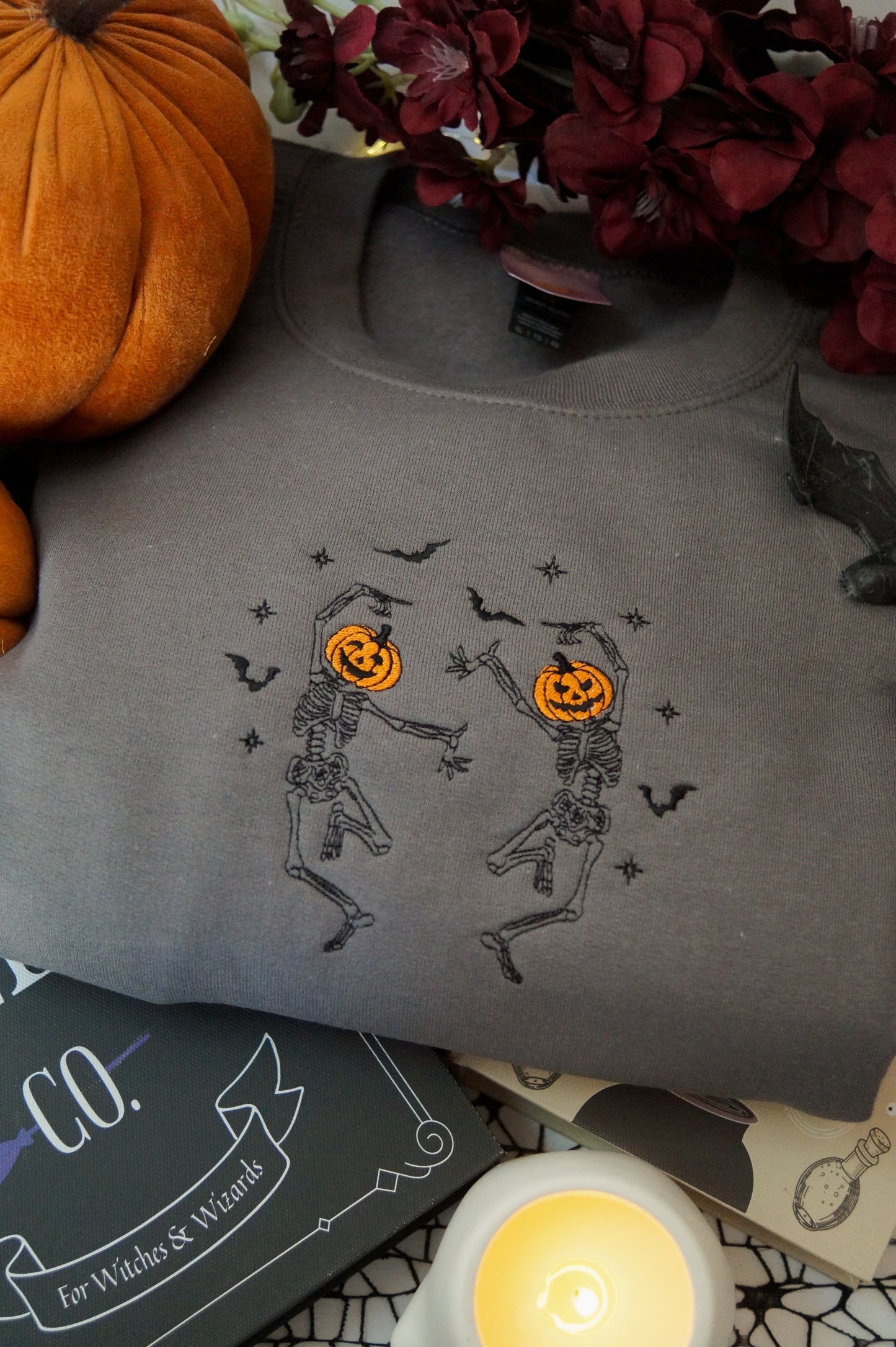 Dancing Pumpkin-Skeletons Jumper