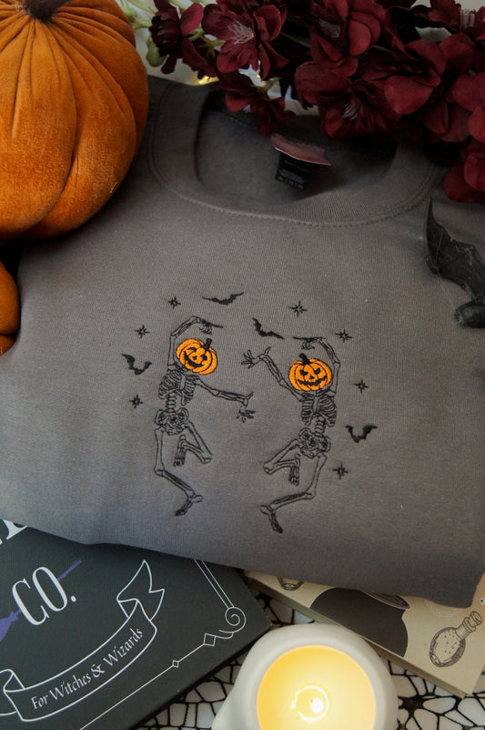 Dancing Pumpkin-Skeletons Jumper