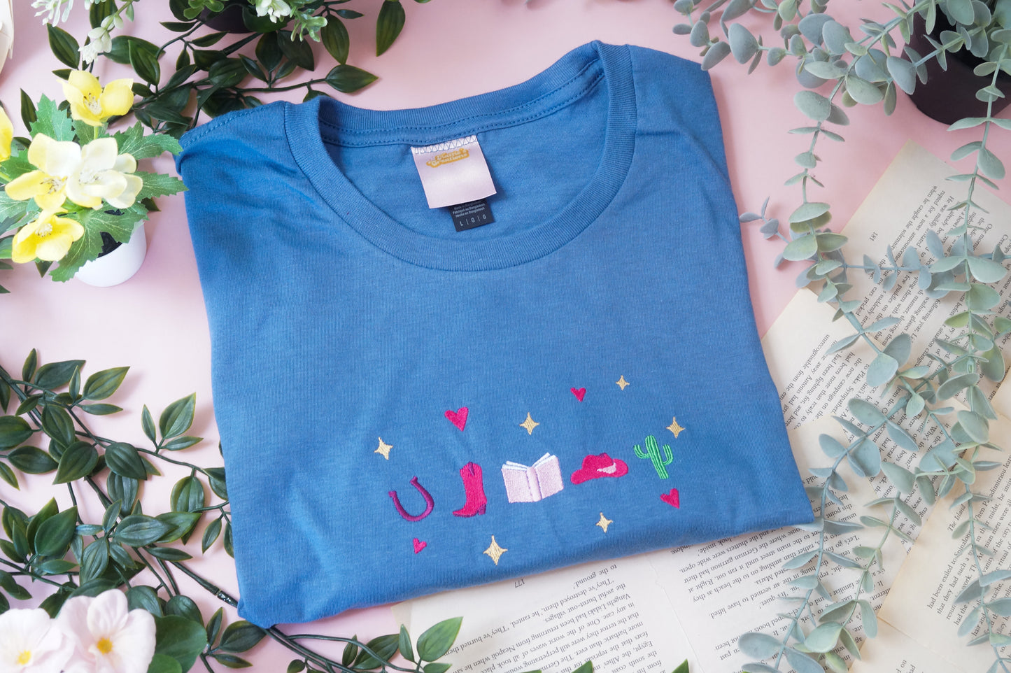 Cowboy Romance Icons T-Shirt