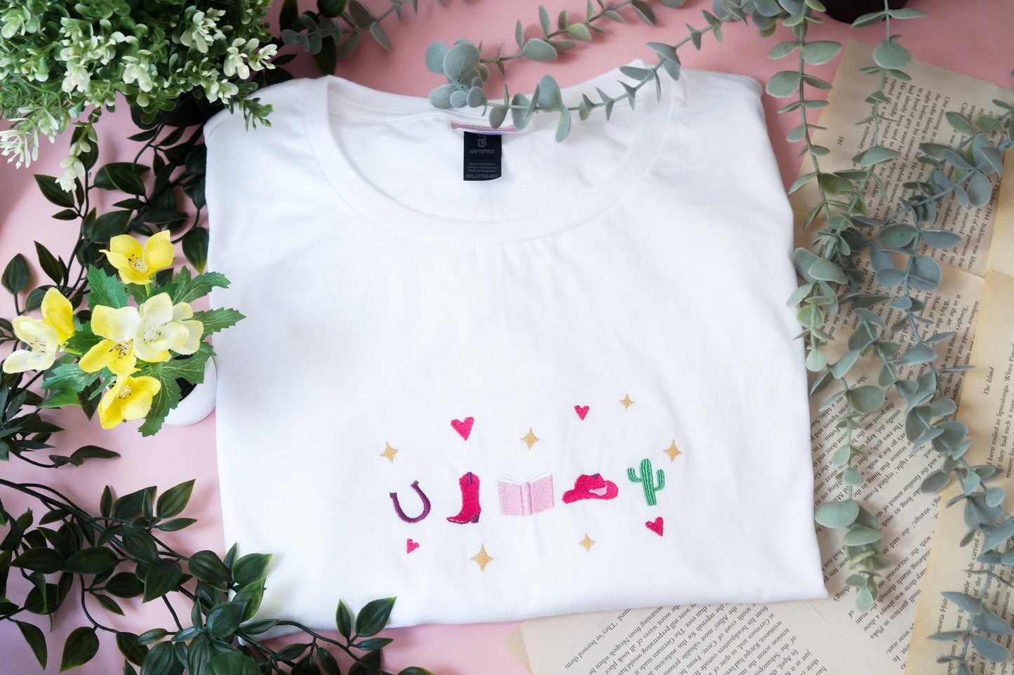 Cowboy Romance Icons T-Shirt