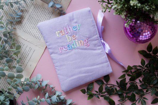 Lavender Rather Be Reading Kindle Sleeve